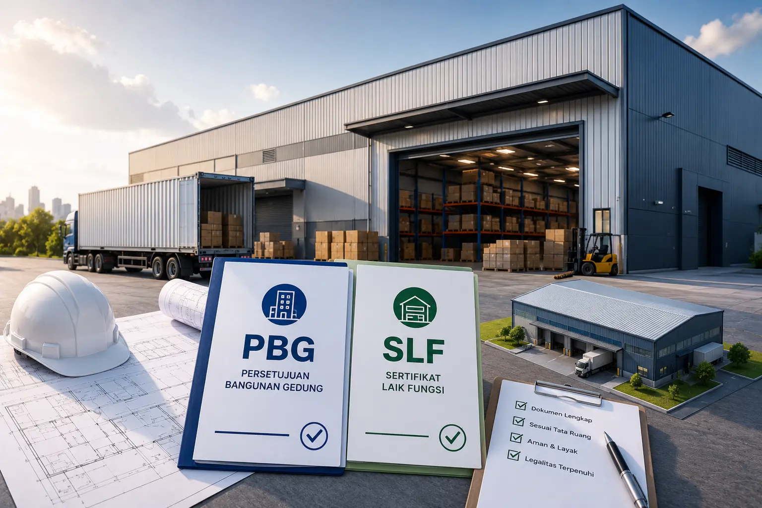 PBG & SLF untuk Gudang | Izin Satset