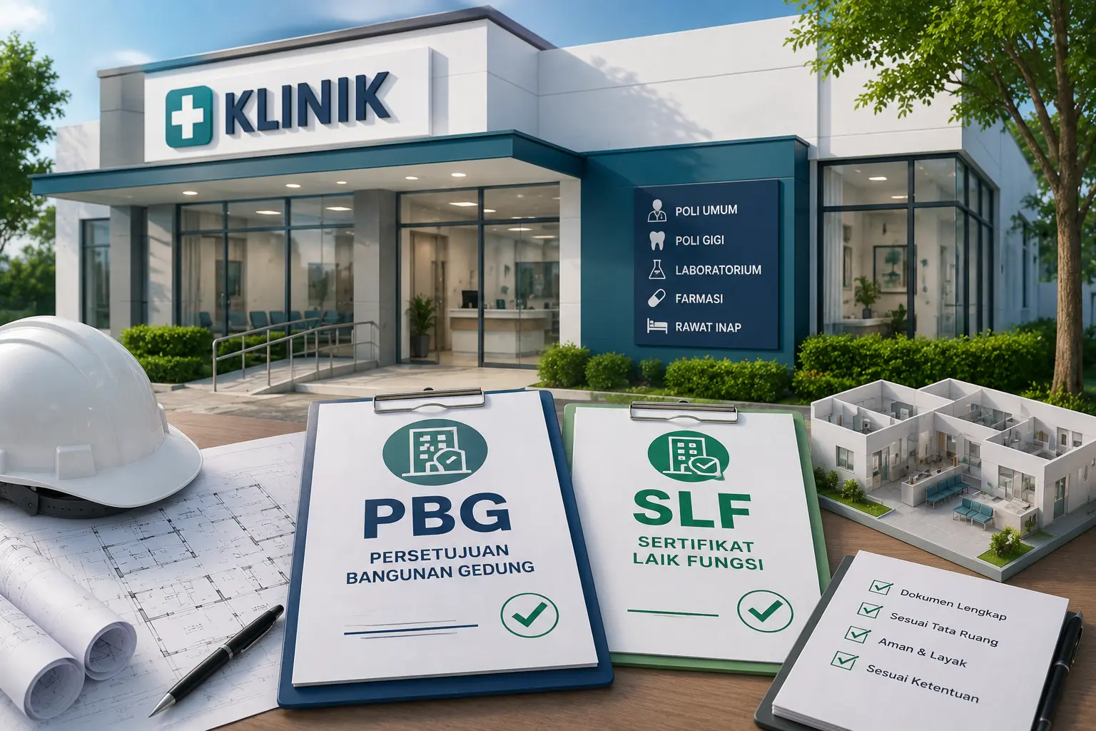 PBG & SLF untuk Klinik | Izin Satset